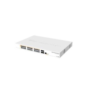 MikroTik CRS328-24P-4S+RM PoE Switch – 24-Port Gigabit + 4x SFP+, 19" Rack